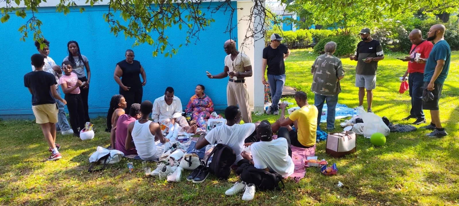 African community gathering